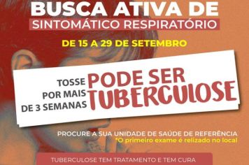 Secretaria da Saúde de Itapeva intensifica as ações de combate à Tuberculose 