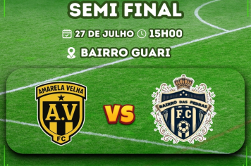 Semifinal do Campeonato Rural de Futebol promete agitar a torcida com confrontos emocionantes