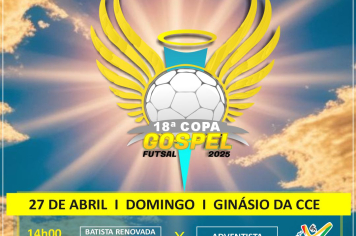 Nova rodada da Copa Gospel de Futsal promete agitar a torcida com jogos emocionantes