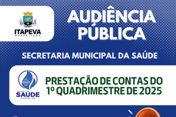 Audiência Pública da Saúde acontece nesta quarta (28)