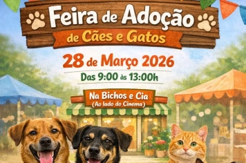 Feira de adoção de cães e gatos acontece neste sábado (28) em Itapeva