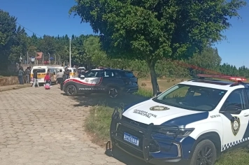 Operação conjunta fiscaliza transporte escolar e previne irregularidades no alto da brancal em itapeva