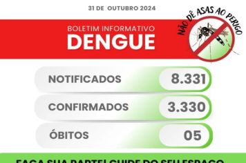 Boletim da Dengue atualizado é divulgado