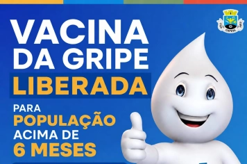 Vacina da gripe é liberada para a população acima de 6 meses de idade