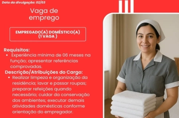 PAT divulga a abertura de novas vagas de emprego em Itapeva