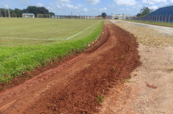 Pista de atletismo do Estádio do Jd. Maringá recebe manutenção