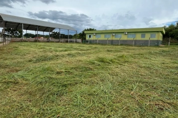 Secretaria Municipal de Administrações Regionais realiza os serviços de roçada na escola José Maria no Bairro São Roque