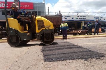 Operação Tapa-Buraco segue em diversos pontos da cidade