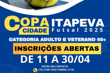 As inscrições estão abertas e vão até o dia 30 de abril