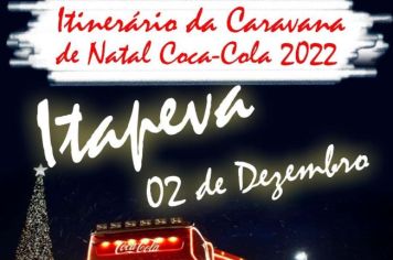 Caravana de natal da Coca-Cola passa por Itapeva nesta sexta (02)