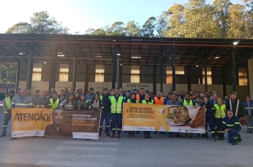 Itapeva realiza palestra da campanha ‘Maio Amarelo’ para colaboradores da Votorantim
