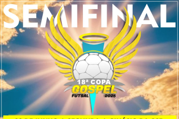 Semifinal da Copa Gospel de Futsal 2025 acontece nesta segunda (09), no Ginásio CCE