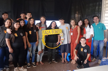 Prefeitura realiza campanha Maio Laranja na Escola Estadual Antônio Deffune no Distrito do Alto da Brancal