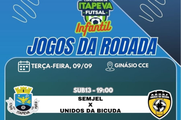 Copa Cidade de Itapeva de Futsal Infantil movimenta o Ginásio CCE