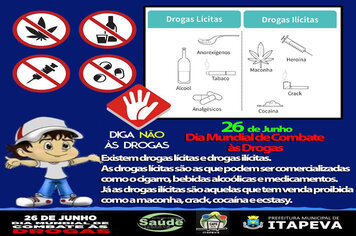 26 de Junho: Dia Mundial de Combate às Drogas