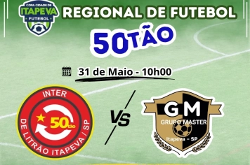 Itapeva apresenta grandes confrontos na copa regional de futebol neste fim de semana