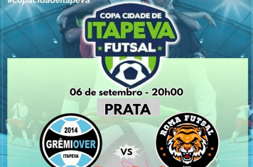 Semifinal da Copa Cidade de Itapeva de Futsal acontece nesta sexta (06)