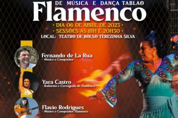 Show de Flamenco promete encantar o público nesta quinta-feira (06)