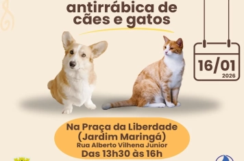 Prefeitura de Itapeva realiza vacinação antirrábica no bairro Jardim Maringá