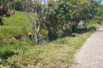 Córrego do Aranha e outros locais recebem serviços de roçada e limpeza 