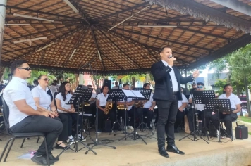 Coreto da Praça Anchieta recebe Banda Lira em homenagem ao Dia Internacional da Mulher