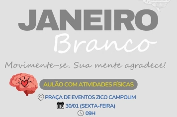 Janeiro Branco 2026: Prefeitura de Itapeva promove ação de cuidado com a saúde mental