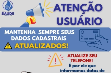 Secretaria da Saúde de Itapeva disponibiliza atualização de dados cadastrais pelo celular
