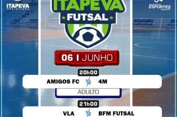 Copa Cidade de Itapeva de Futsal retorna com jogos emocionantes 