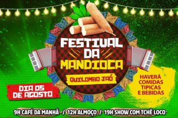 Festival da Mandioca promete agitar o Quilombo do Jaó com música tradicional e comidas típicas