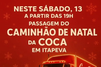 Itapeva recebe Caravana de Natal da Coca-Cola neste sábado (13)