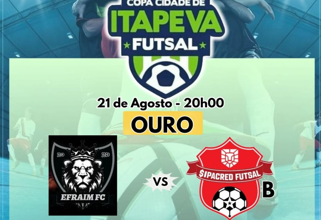 Copa Cidade de Itapeva de Futsal tem mais uma rodada nesta quinta-feira (21)