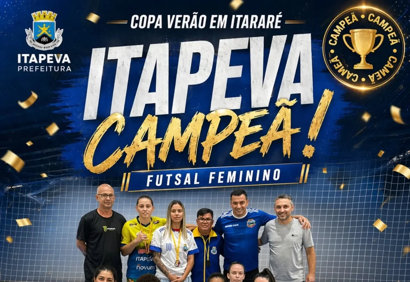 Semjel Itapeva vence Copa Verão de Itararé e reafirma a força do futsal feminino