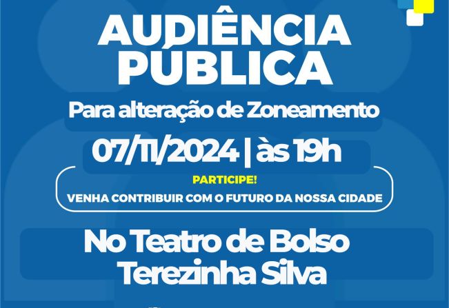Prefeitura realiza Audiência Pública de Alteração de Zoneamento