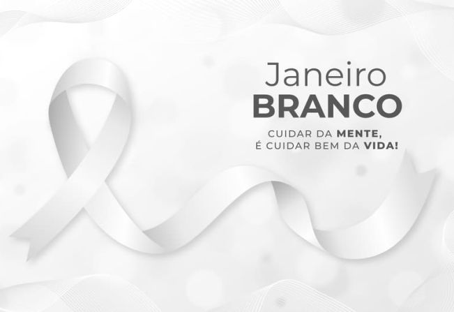 Secretaria Municipal de Saúde realiza a campanha Janeiro Branco, que trata sobre a conscientização da saúde mental