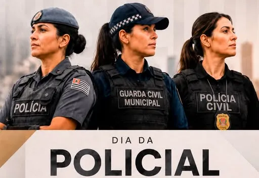 Prefeitura faz homenagem às policiais femininas pelo seu dia, comemorado hoje(12) 