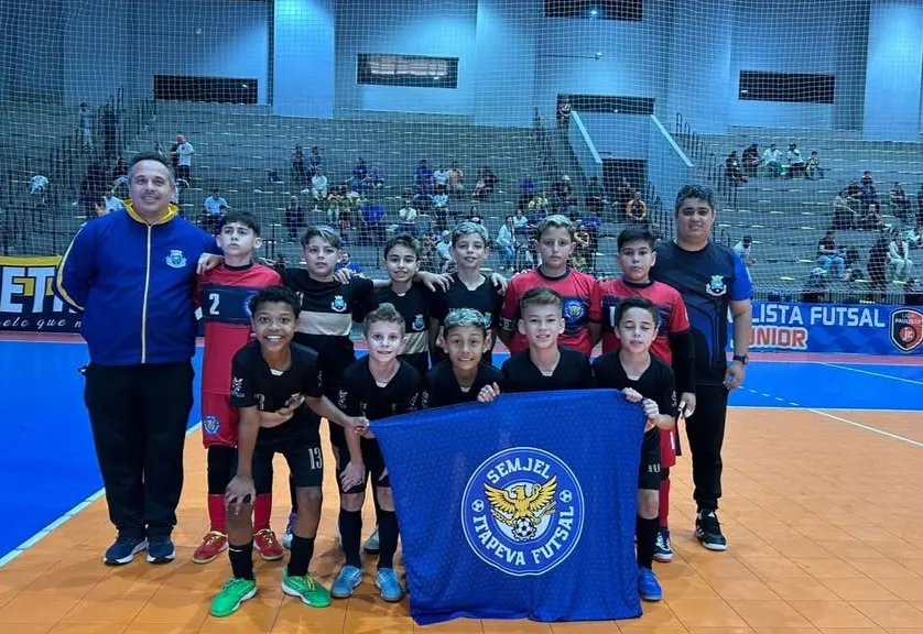 Atletas de Itapeva brilham nas quartas de final da Liga Paulista de Futsal Kids