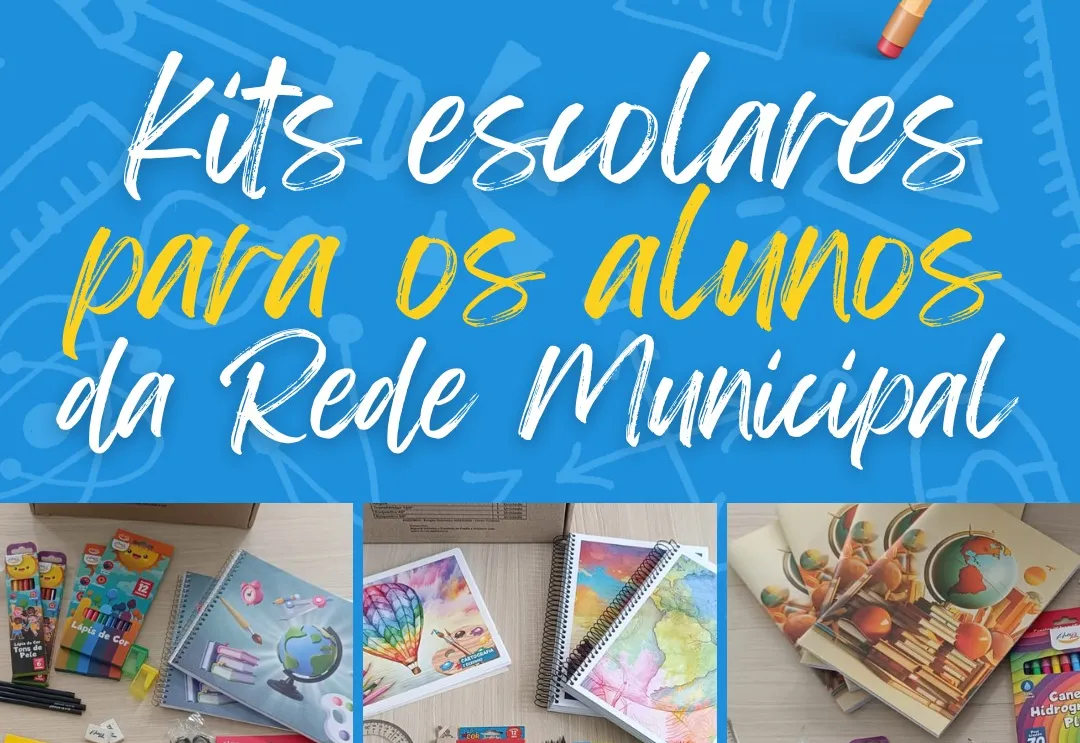 Itapeva garante material escolar gratuito para os alunos do Sistema Municipal de Ensino