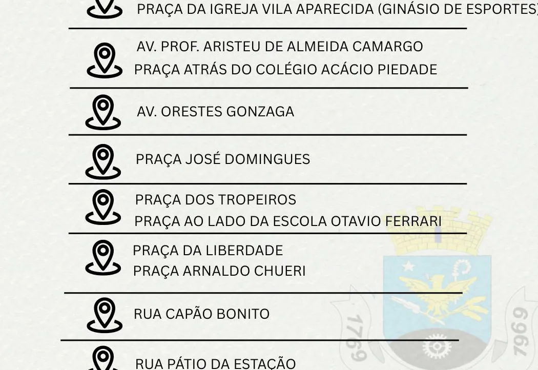 Secretaria de Administrações Regionais divulga a programação da manutenção urbana nos espaços públicos da zona urbana 