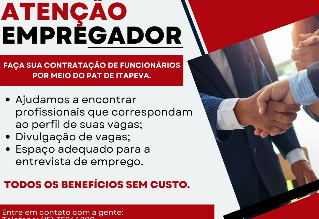 PAT convoca empregadores para utilizar serviços gratuitos oferecidos