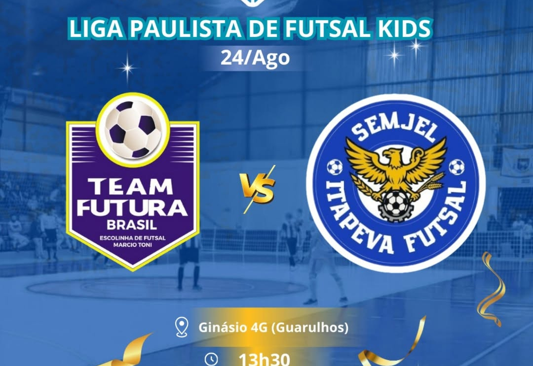 Equipe Semjel Itapeva disputa mais uma rodada da Liga Paulista de Futsal Kids