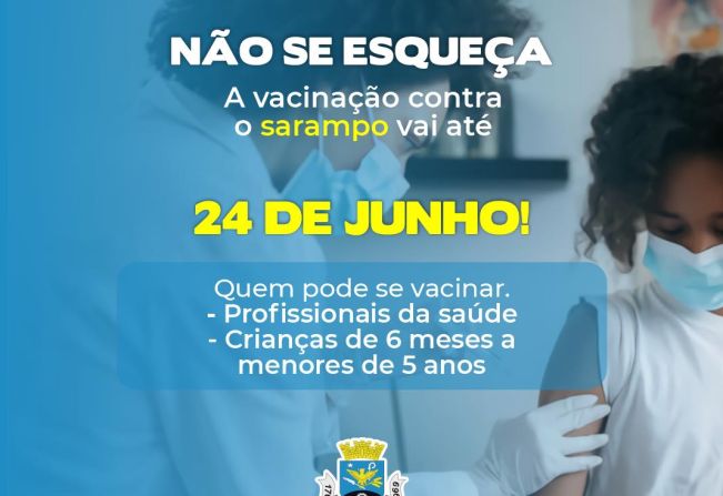 Confira a vacinação do Sarampo em Itapeva