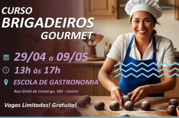 Inscrições abertas para curso profissionalizante de Brigadeiro Gourmet