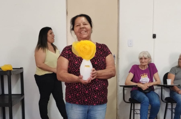 Ação especial da Campanha Setembro Amarelo é realizada com idosos do CRAS Vila Nova