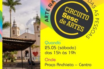 Acontece neste sábado (25) na Praça Anchieta em Itapeva