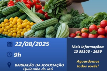 Capacitação gratuita para feirantes e produtores rurais é oferecida