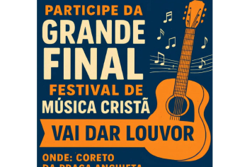 Festival de Música Cristã acontece no próximo sábado (17), na Praça Anchieta