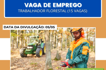 PAT divulga a abertura de novas vagas de emprego em Itapeva