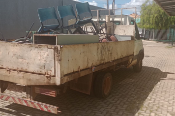 UBSs recebem coleta de materiais inservíveis