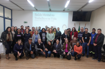 Escola de Administração e Contas Públicas realiza palestra sobre saúde mental no auditório da Secretaria de Saúde