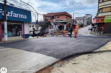 Secretaria de Obras e Serviços finaliza os trabalhos de macrodrenagem no cruzamento da Rua Pires Fleury